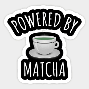 Powered By Matcha Sticker